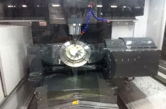 impeller-processed-by-5-axis-milling-center