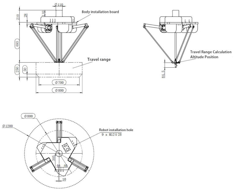 RDT803 Delta Robot Pick and Place