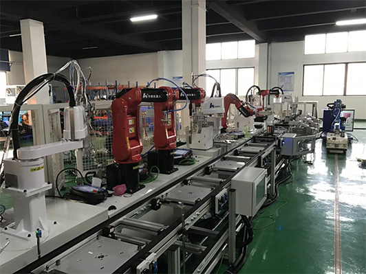 Huazhongcnc products for Intelligent manufacturing demonstration production line of a home appliance company